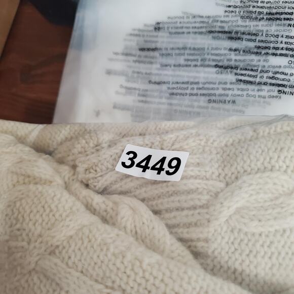 Colonial Concepts Sweater Mens Large Fisherman Wool Button Cardigan New Zealand - Picture 9 of 9